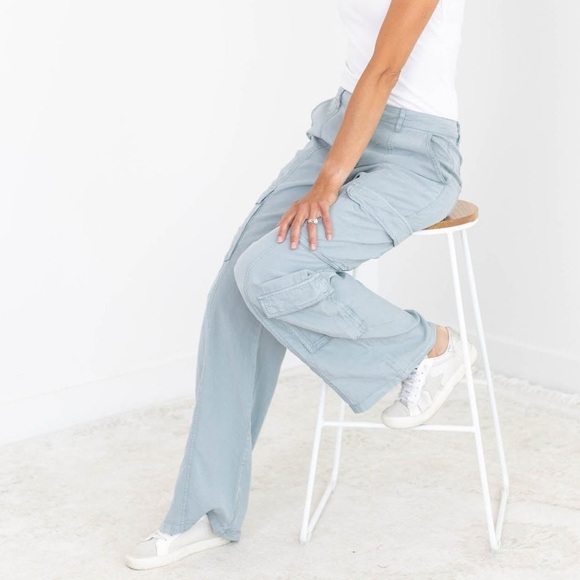 Sanctuary doheny cargo pants chambray blue - Picture 2 of 4